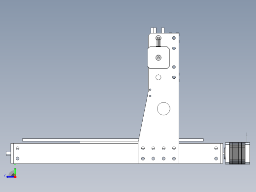 桌面CNC 40x40原型右视缩略图