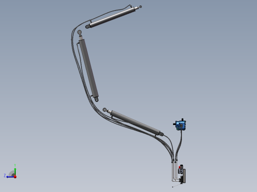 挖掘机液压系统（SW+CAD+选型计算）右视缩略图