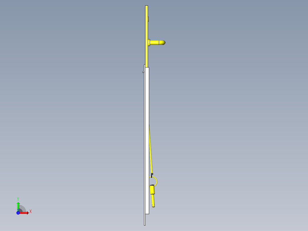滑动开关门前视图