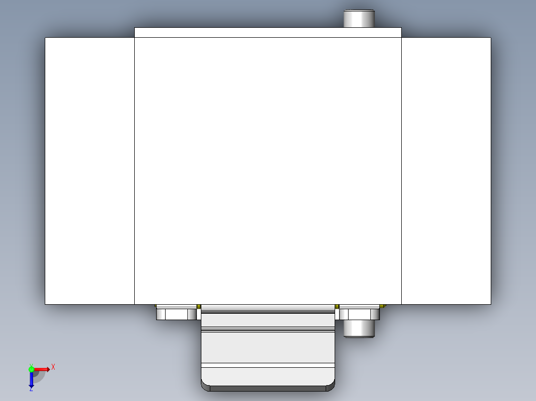 基板夹紧台俯视图