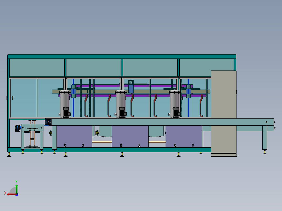 机械臂超声波清洗机sw16可编辑后视图