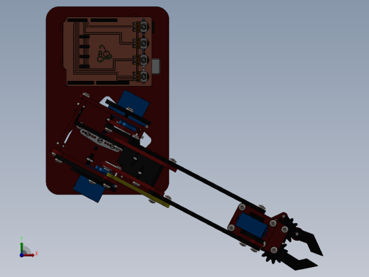 arduino机械手sw14可编辑前视缩略图