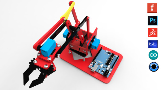 arduino机械手sw14可编辑缩略图