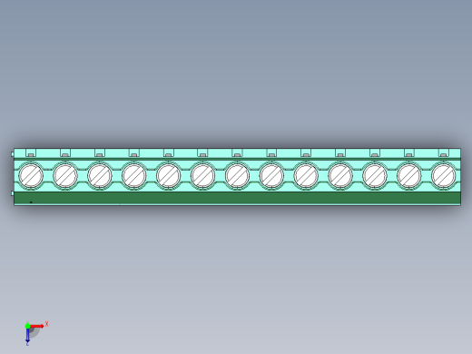 DEGSON DG636 系列 6.357.629.52mm 接线端子-DG636-7.62-13P-14-00AH俯视缩略图