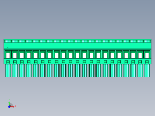 DEGSON 15EDG 系列 3.5mm 插拔式接线端子 FullPack-15EDGKB-3.5-21P-14-00AH前视缩略图