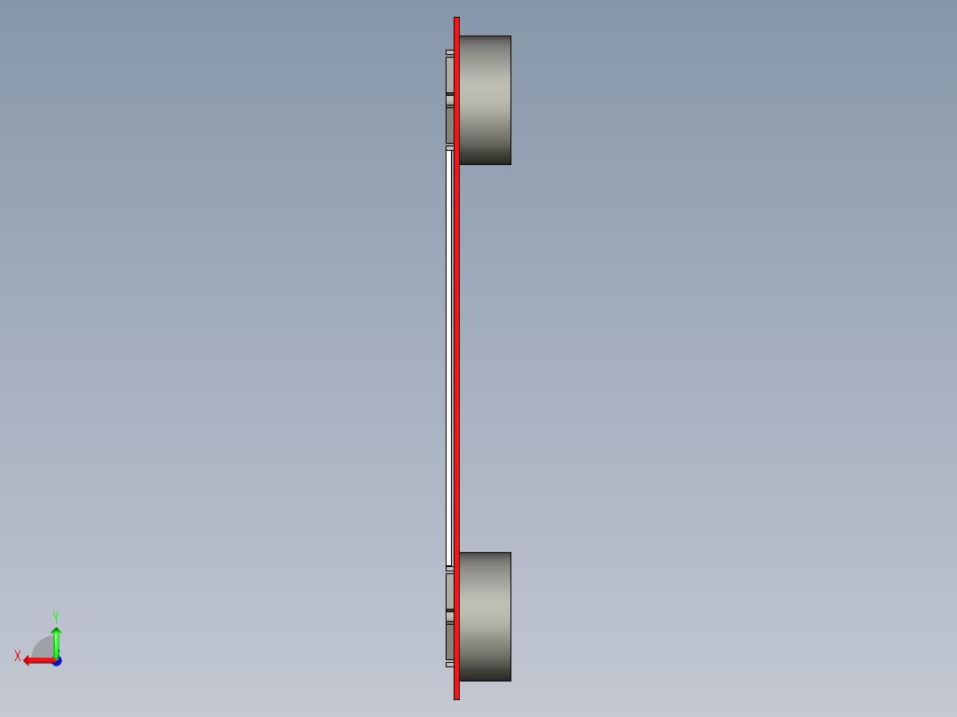 拖车连接后视图