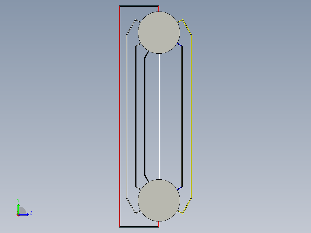 拖车连接左视图