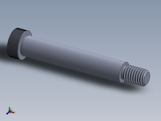 内六角螺螺栓-SB 0.500-13 x3.25.SLDPRT