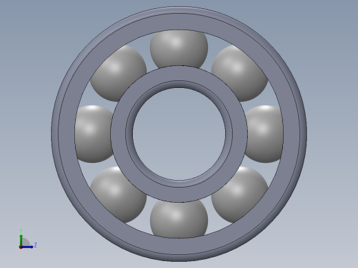 滚珠轴承-SKF BALL BEARING 619-4 4x11x4左视缩略图