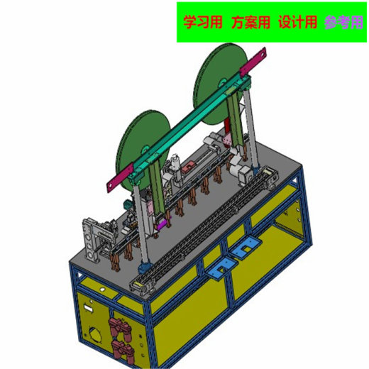 插pin裁切机自动化插件机 非标自动化设备3D图纸缩略图