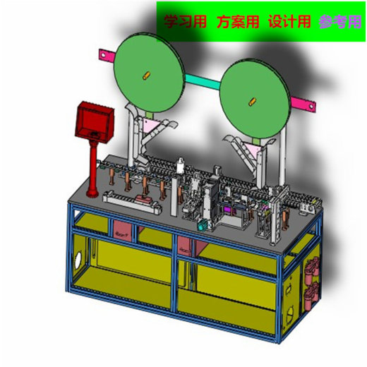 插pin裁切机自动化插件机 非标自动化设备3D图纸缩略图