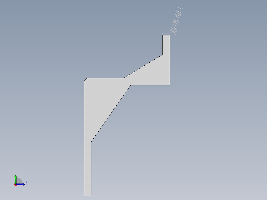 电机支架左视图