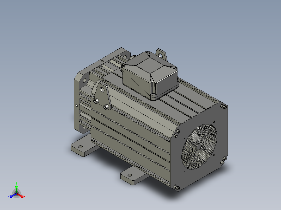 无刷交流伺服电机