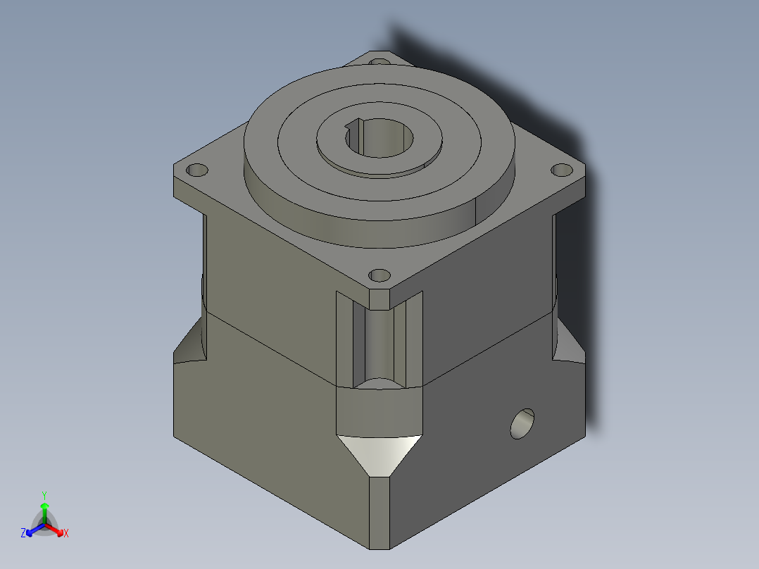 斜齿孔PGH180-L1 35-114.3-200-M12.STEP主视图