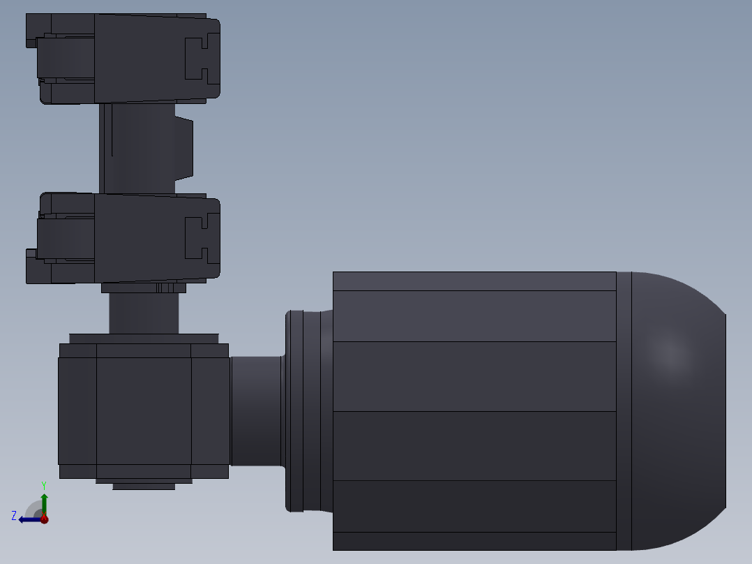 双列皮带（线路板传输皮带）右视图