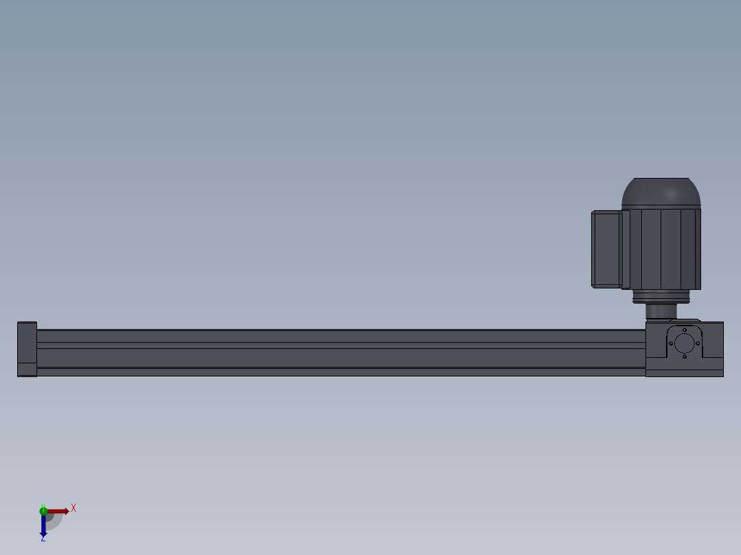 双列皮带（线路板传输皮带）俯视图