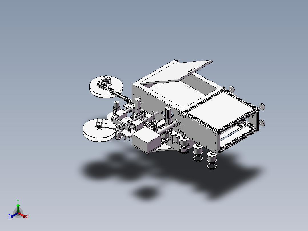 FFC非标贴复机正等轴测图