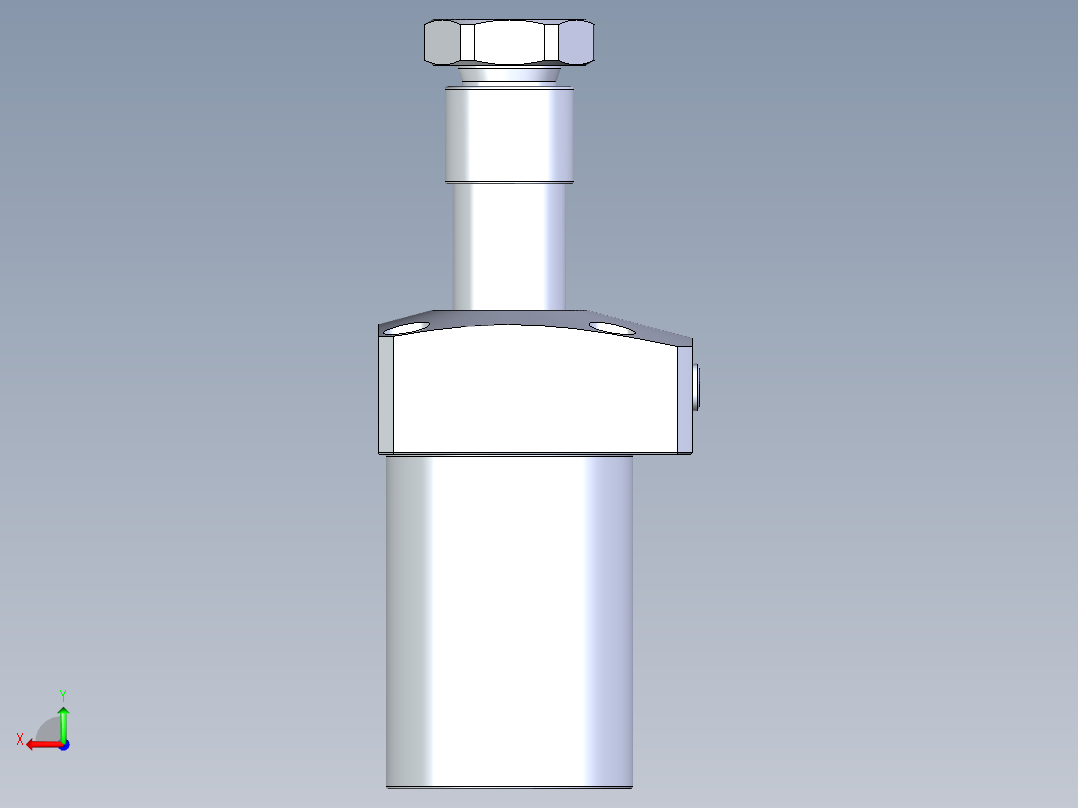 KOSMEKLHA0480-GR-Q15多系列多零件图纸模型后视图