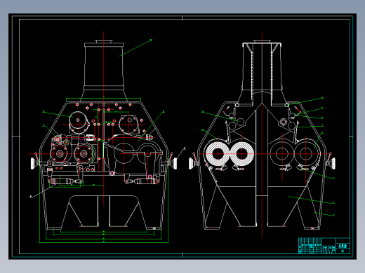 洋芋粉自动磨粉机设计含11张CAD图