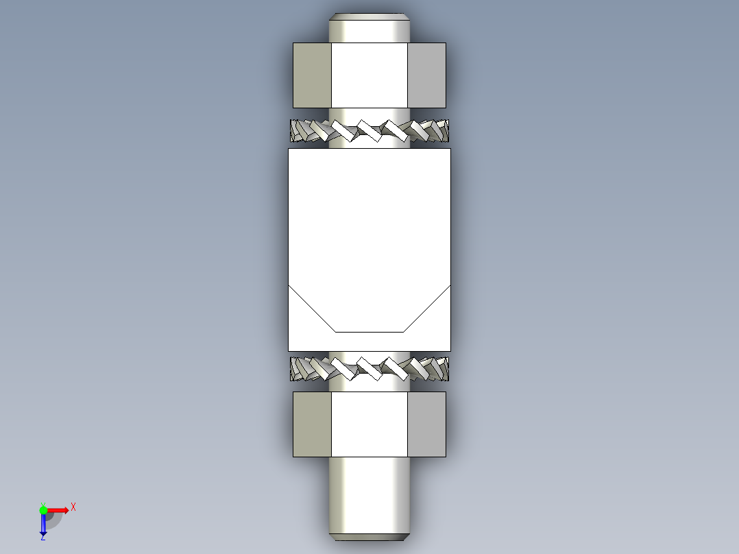 方型鉸鏈SQH,SQS(A)-3D多系列多零件图纸模型俯视图