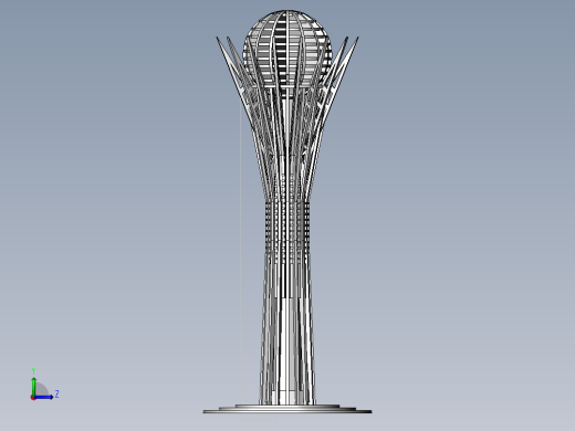 激光下料拼图大厦SOLIDWORKS 2013左视缩略图