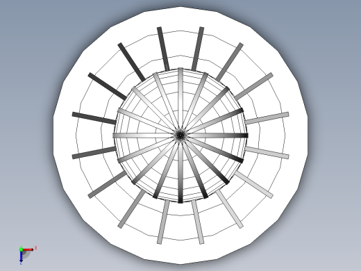 激光下料拼图大厦SOLIDWORKS 2013俯视缩略图