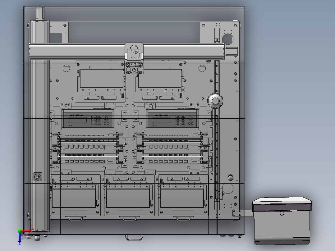 IC个人化烧录机俯视图