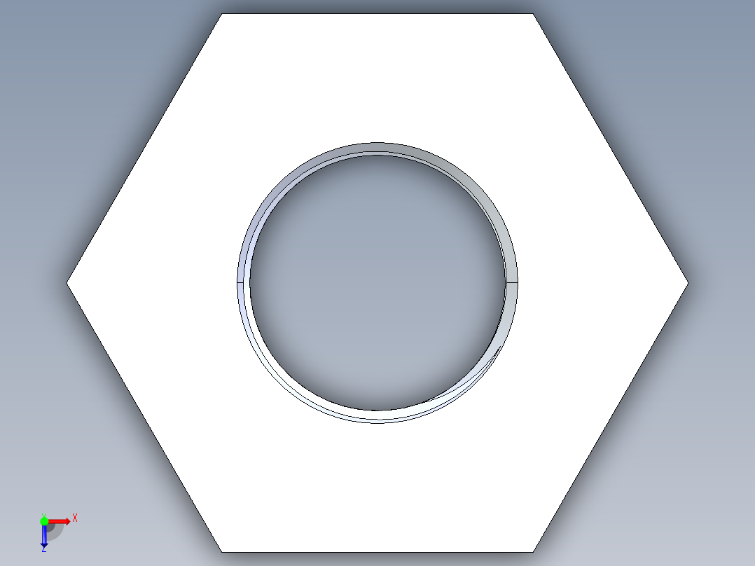 聚氯乙烯配件17-Sch80_ReducerBushing_FPTxSPIG_838-249_2in x 1in俯视图