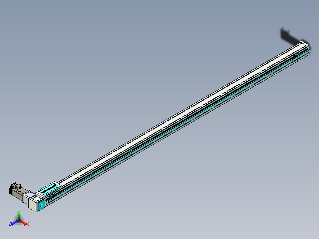 欧规系列-LB6A-L130-S2000-BR-ZP40-C3正等轴测图