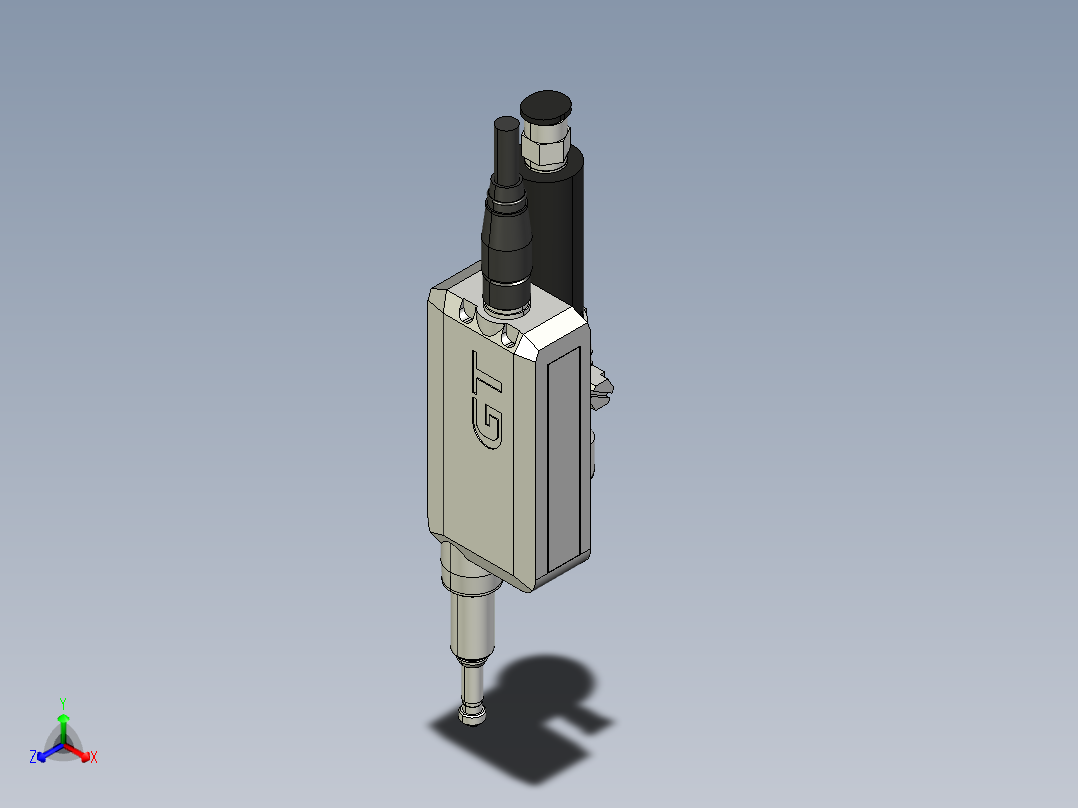 基恩士GT2-A12(K)L_kc图纸模型主视图