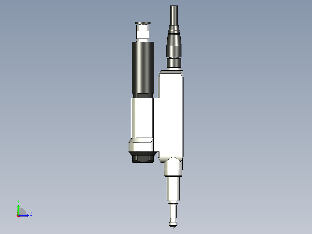 基恩士GT2-A12(K)L_kc图纸模型左视图