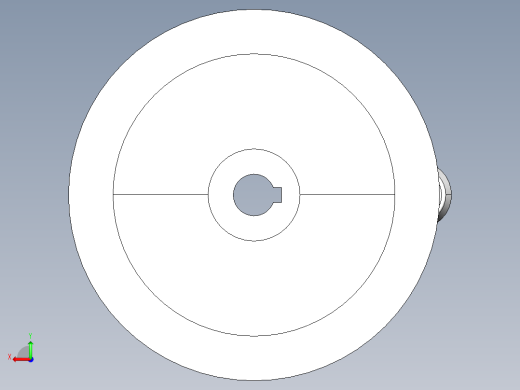 鋁合金手輪(旋轉把手)2460-3D多系列多零件图纸模型后视缩略图