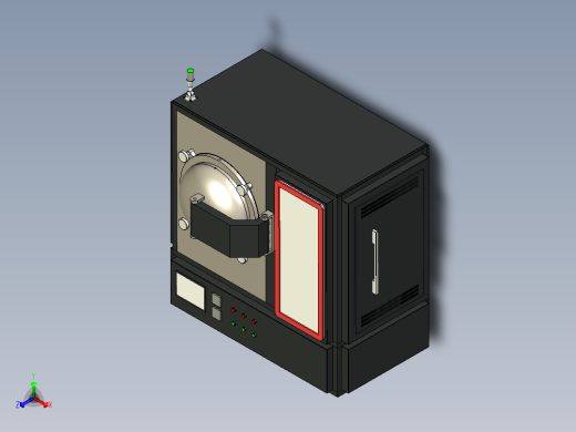 真空烧结炉三维模型