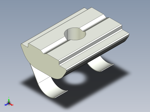 型材-BR 8 SLOT M5 SPRING BLOCK KJN