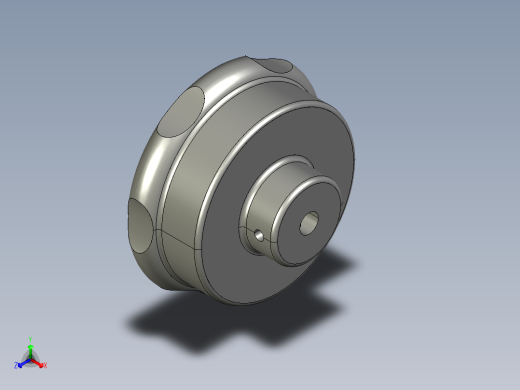 手輪(安裝重力指示器用)DHK-3D多系列多零件图纸模型
