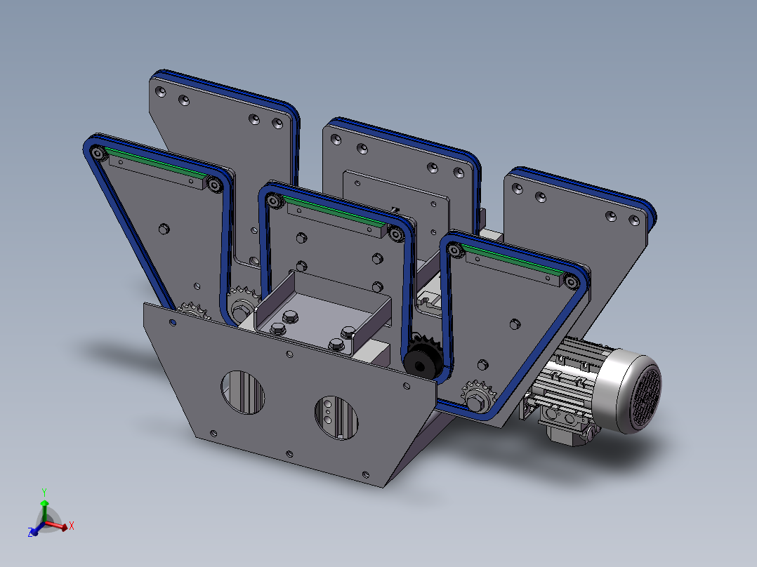 链转移单元传送器
