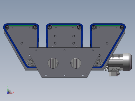链转移单元传送器前视缩略图