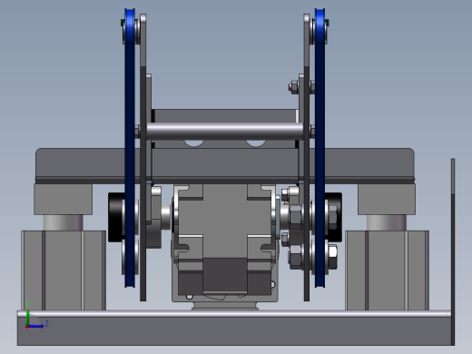 链转移单元传送器左视缩略图