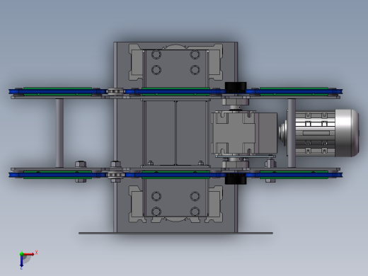 链转移单元传送器俯视缩略图