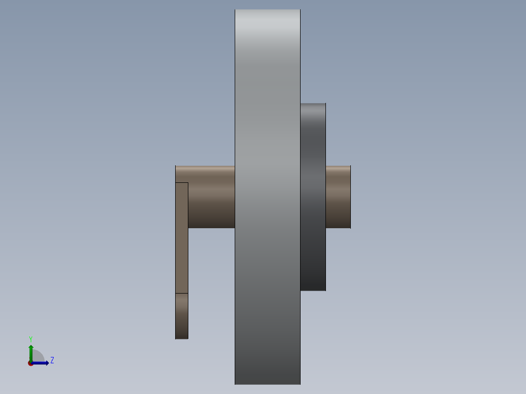 摆线针轮传动左视图
