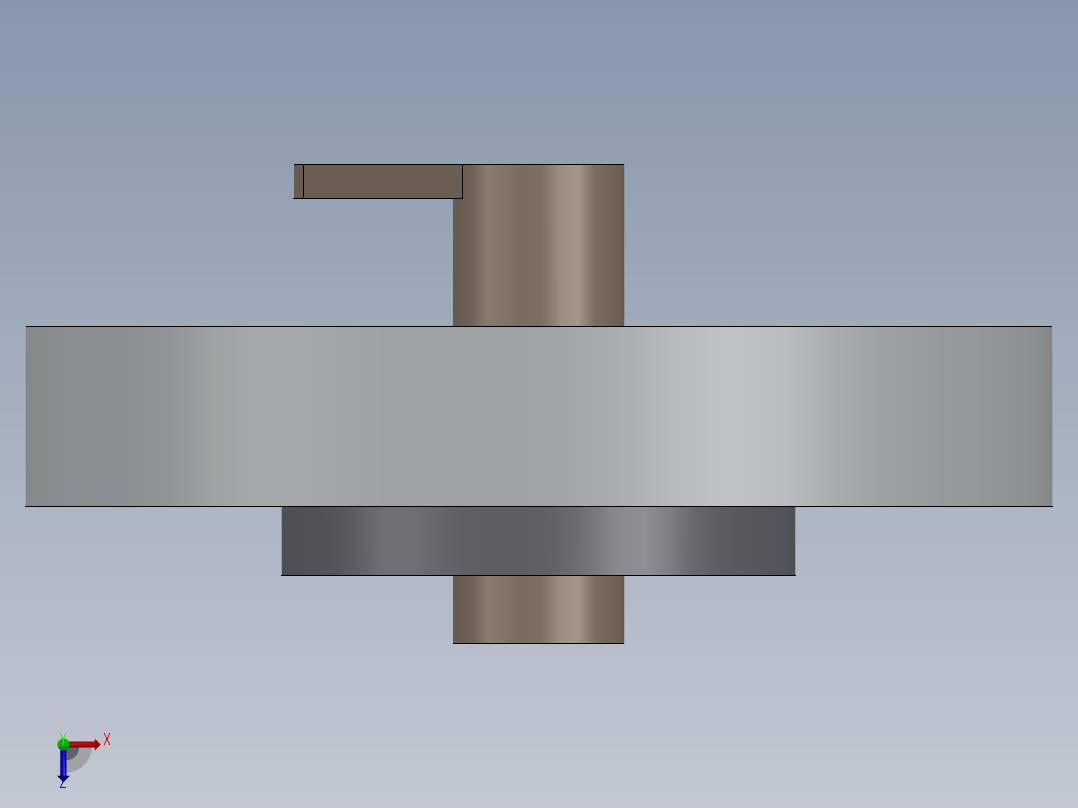 摆线针轮传动俯视图
