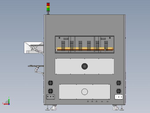 多轴立体激光切割机左视缩略图
