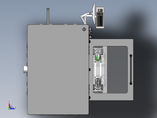 多轴立体激光切割机俯视缩略图