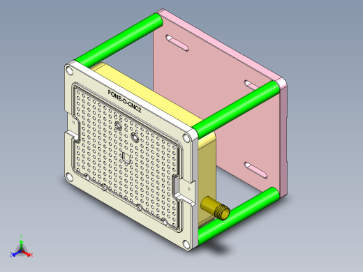 FONE-D-CNC2笔记本CNC工装夹具三维模型-1114