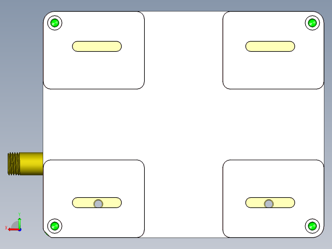 FONE-D-CNC2笔记本CNC工装夹具三维模型-1114后视图
