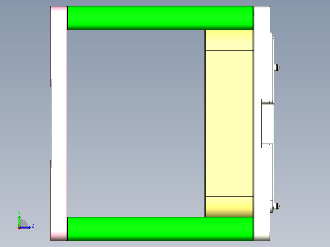 FONE-D-CNC2笔记本CNC工装夹具三维模型-1114左视图