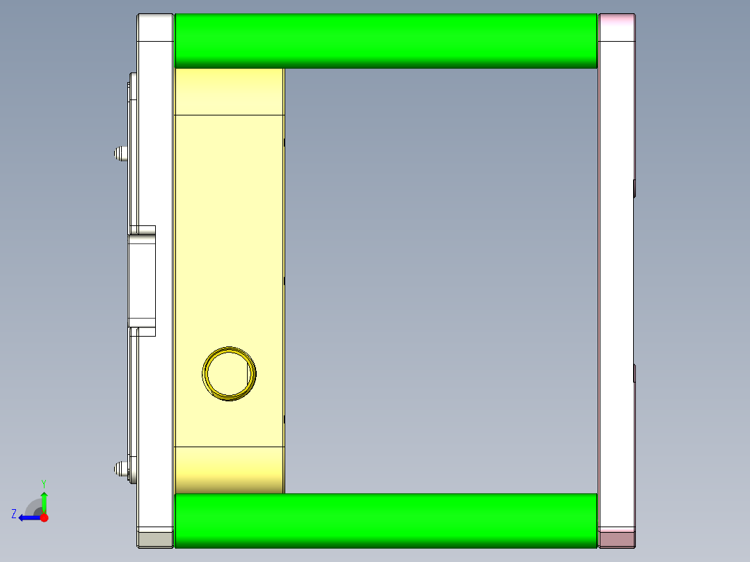 FONE-D-CNC2笔记本CNC工装夹具三维模型-1114右视图
