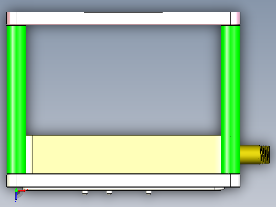FONE-D-CNC2笔记本CNC工装夹具三维模型-1114俯视图