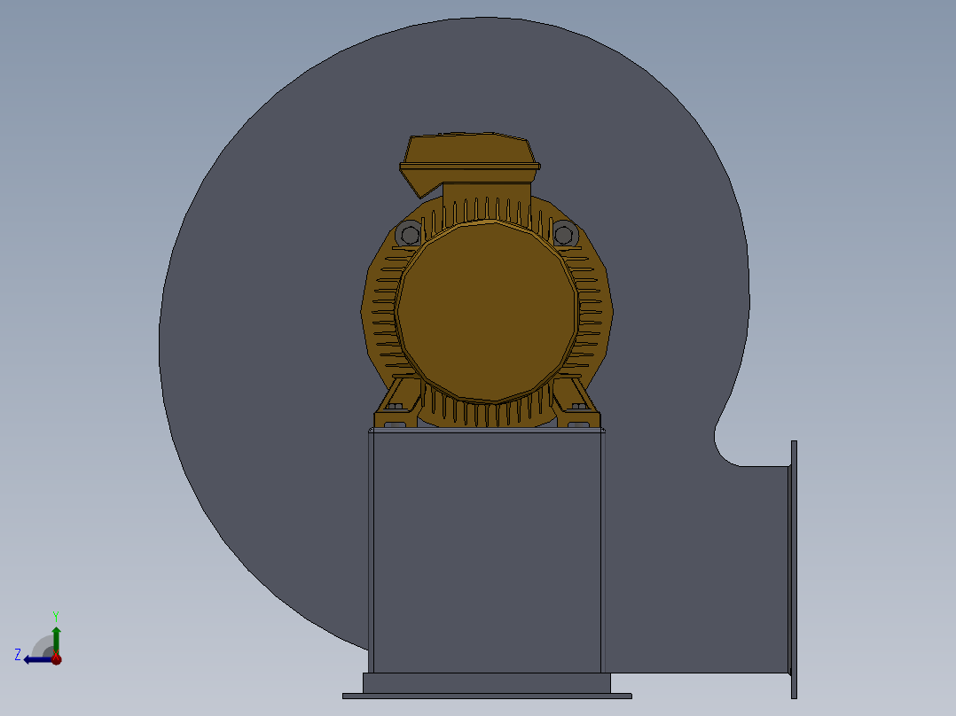 离心风机1右视图