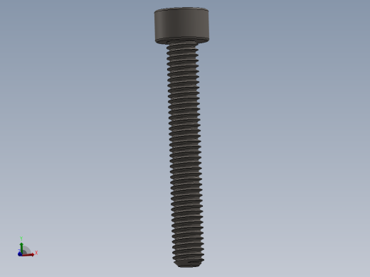 Screw_DIN_912_M3.5x25F_A2.SLDPRT公制内六角螺钉